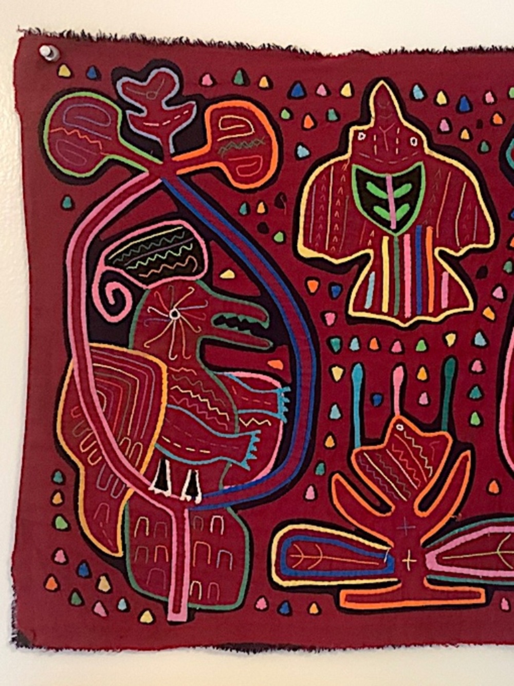 Mola - hand sown indigenous art from Panama